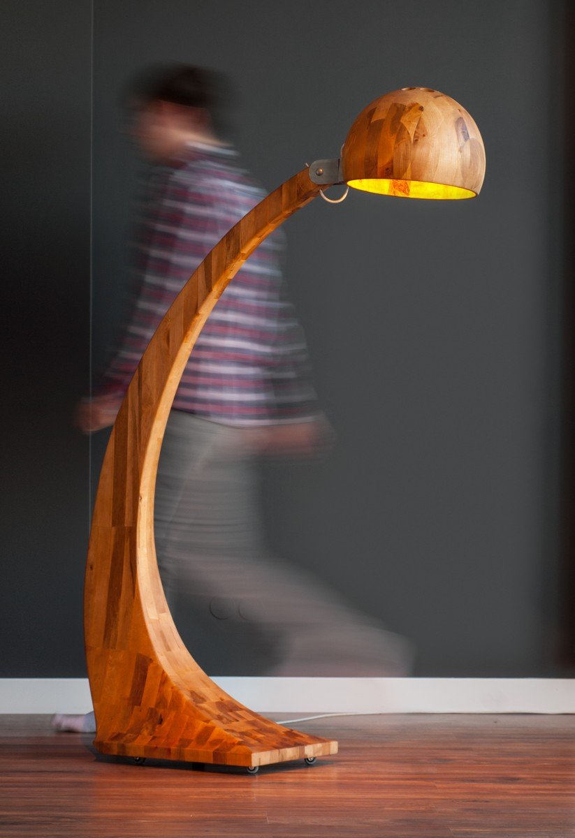 Woobia Wooden Floor Lamp