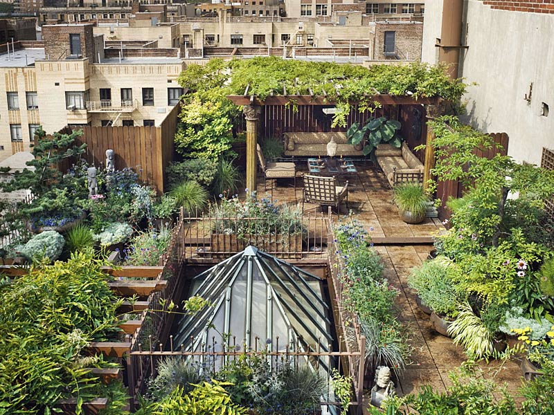 Roof Garden Paradise: Penthouse in Chelsea, New York City