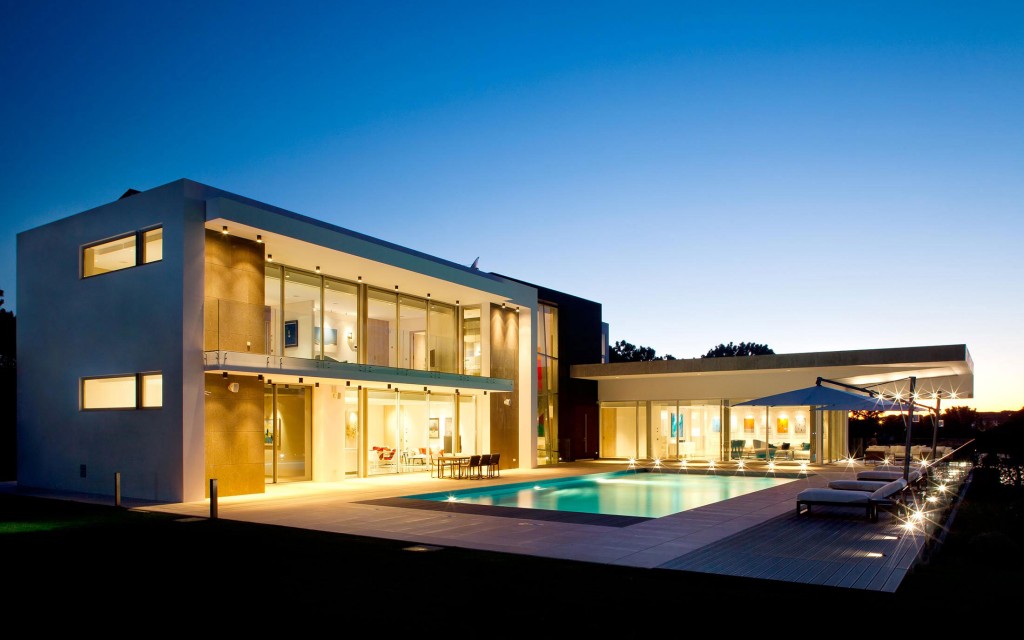 Pool, Terrace, Lighting, Family House in Portugal