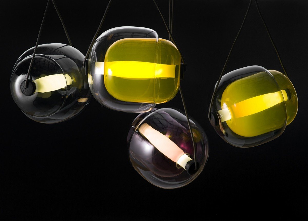 Exquisite Capsula Pendant Light by Lucie Koldova