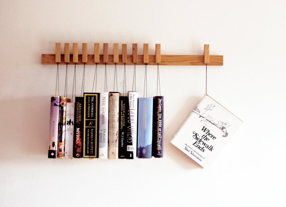 Custom Hanging Book Rack