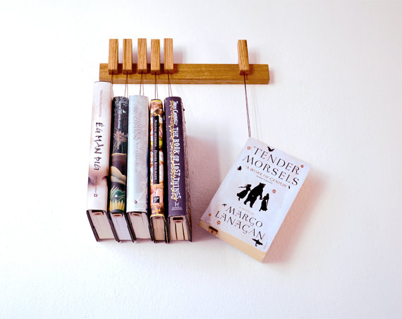 Custom Hanging Book Rack