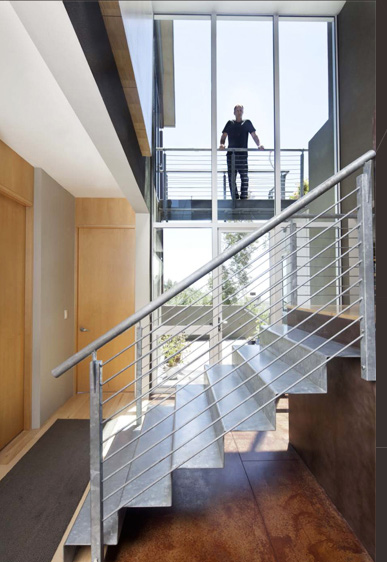 Stairs, Modern Home in Berkeley, California